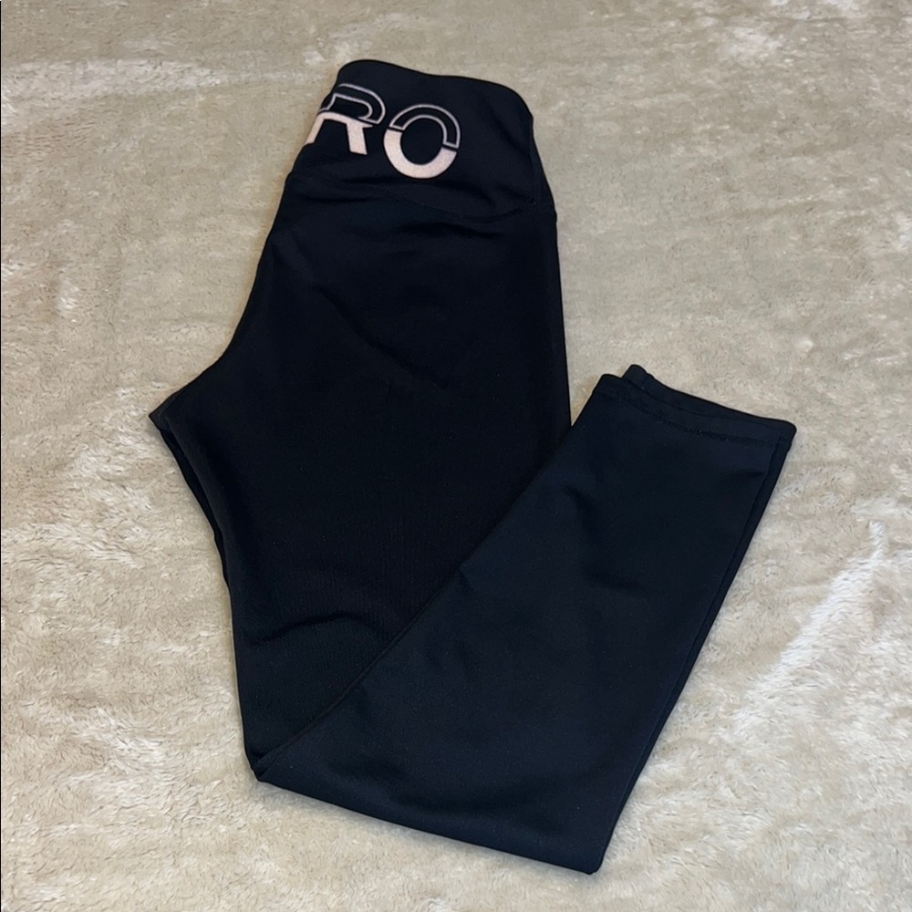 Aeropostale Black Leggings Elastic Waistband Stretchy‎ Fit